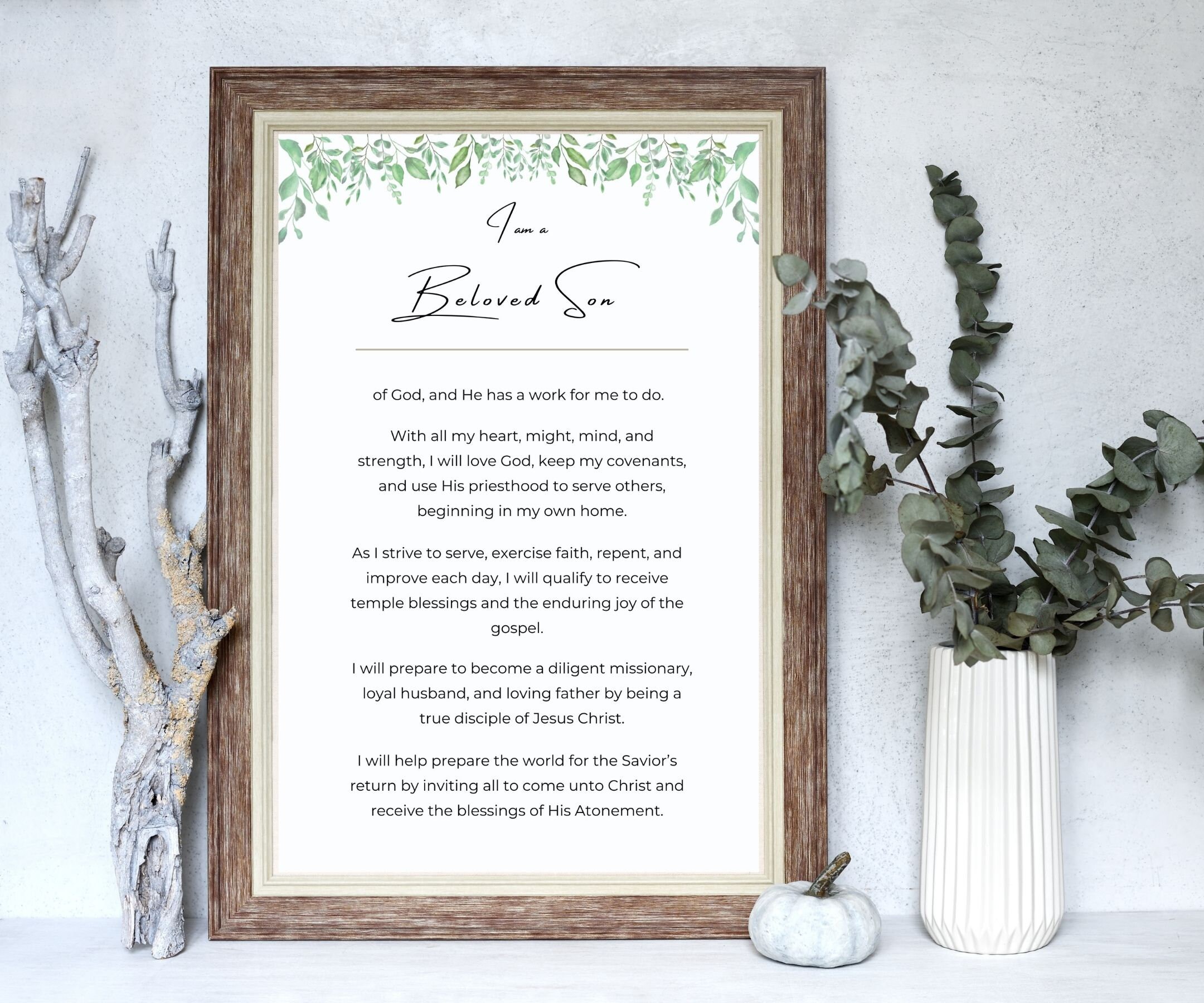 The Aaronic Priesthood Theme | LDS Printable Download - Etsy