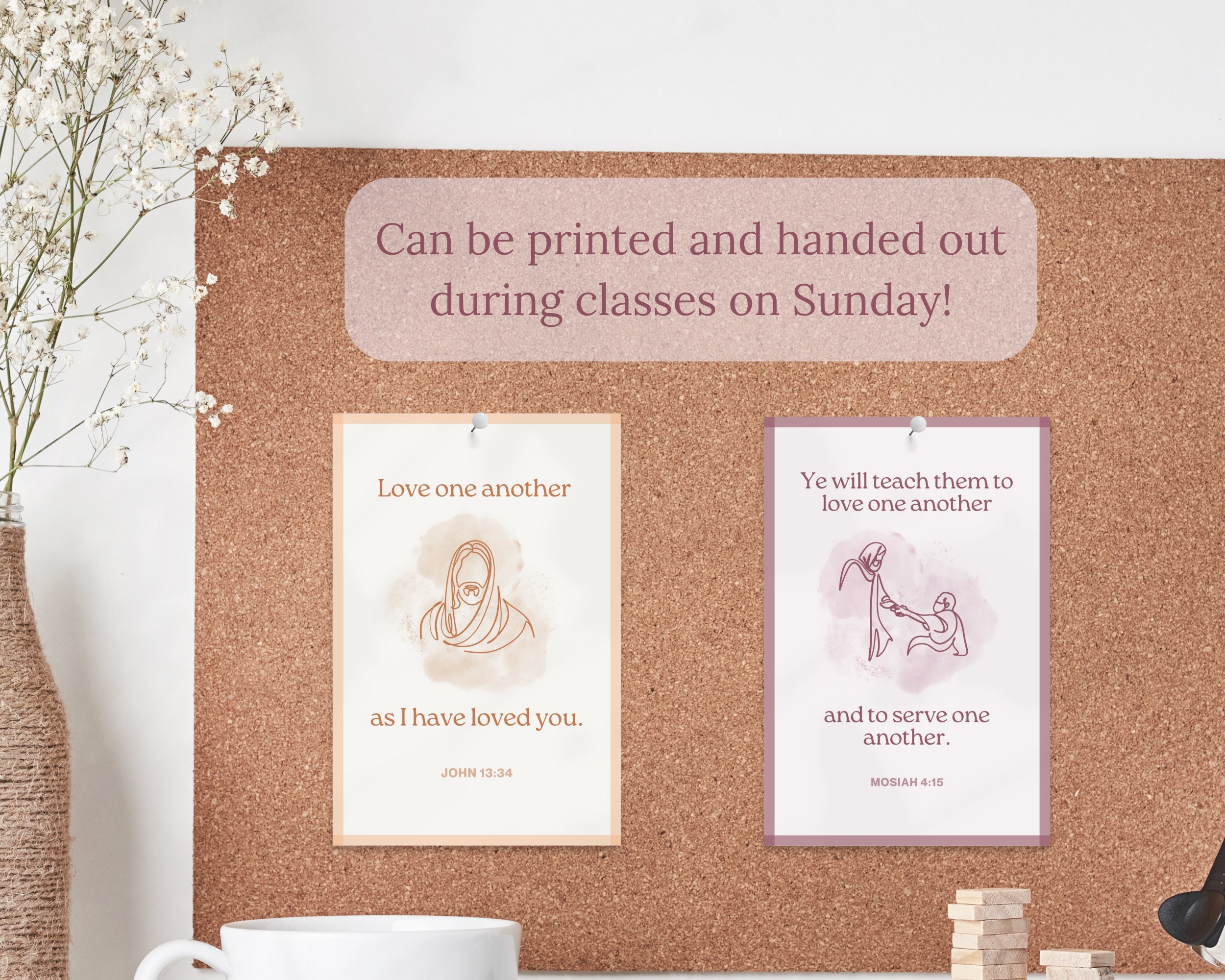 Love One Another Printout | Instant Digital Download | Two Designs - Etsy