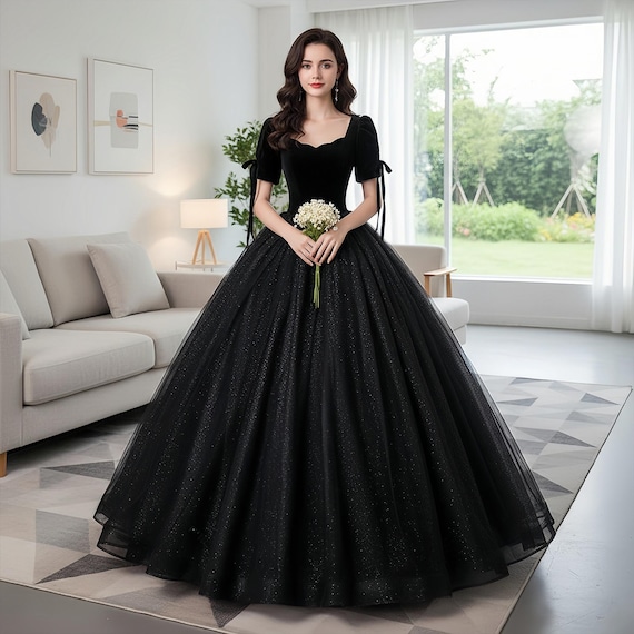 black elegant birthday dress Shop the Elegant Vanderbilt Gown in Black - Evening Dresses main image 0
