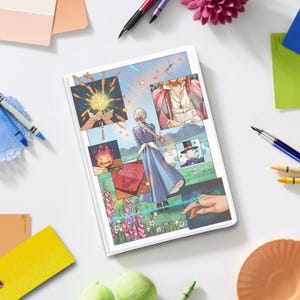 Moving Castle Aesthetic iPad Book Stand Case for iPad Pro 13 12 11, iPad Air 13", iPad Air 5 4, iPad 10 9, iPad Mini, Cover w Pen Slot