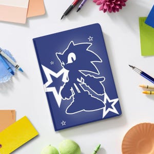 Fan Art Inspired by Sonic Aesthetic iPad Book Stand Case for iPad Pro 13 12 11, iPad Air 13", iPad Air 5 4, iPad 10 9, Cover with Pen Slot