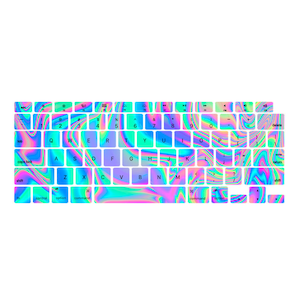 Hologram Personalized Keyboard Cover for MacBook Pro 13 / MacBook Air 13 15, Printed Cover for Macbook 2016 - 2022 A2681 M2 A2337 A2338 M1