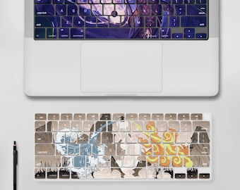 Anime Theme Fanart Keyboard Cover for MacBook Pro 16 14 13 inch, MacBook Air 15 13, MacBook Neo, Protective Laptop Keyboard Skin
