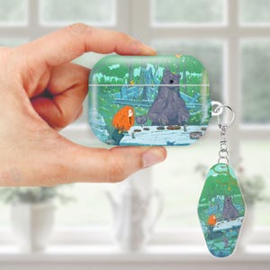 Brave Girl AirPods Case for AirPods Pro 2 1, AirPods 4 3, AirPod 2 1 Gen, Aesthetic Cover with Keychain, Anti Lost Strap