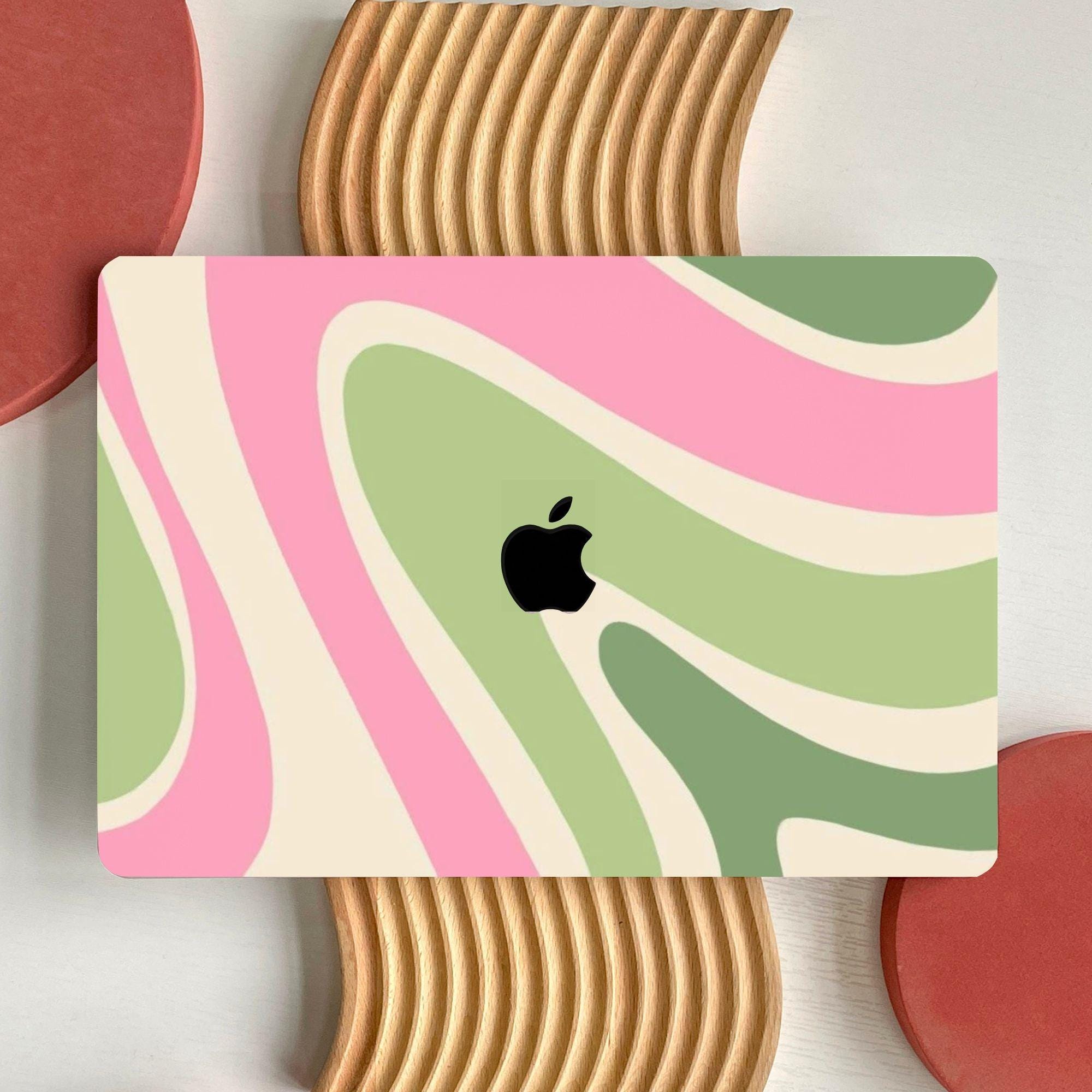 Gradient waves Aesthetic MacBook Case for MacBook Air 15 13, MacBook Pro 16 14 13 inch, M4 M3 M2, MacBook Protective Case Cover