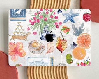 Collage Pattern MacBook Case for MacBook Air 15 13, MacBook Pro 16 14 13 inch
