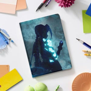 Jinx Fanart Aesthetic iPad Book Stand Case for iPad Pro 13 12 11, iPad Air 13", iPad Air 5 4, iPad 10 9, Protective Cover w Pen Slot