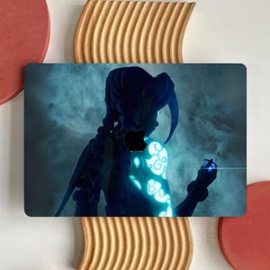 Cute Jinx Fanart Aesthetic MacBook Case for MacBook Air 15 13, MacBook Pro 16 14 13 inch, M3 M2 M1, MacBook Protective Case Cover