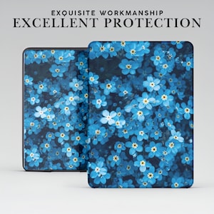 Custodia Kindle con estetica floreale carina con impugnatura per Kindle Paperwhite 12/11 da 7"/6,8", Kindle Colorsoft Signature Edition, Kindle 11/10/8 Cover