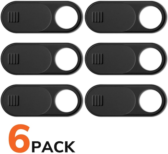 4 Pezzi Copertura Webcam, Copri Webcam per Privacy della Camera del Laptop e del Telefono, Protezione per la Privacy, per Laptop, Computer Portatile, Phone, Tablet, Smartphones, Noteboook (Nero
