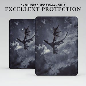 Custodia Kindle Fourth Wing Fantasy Art con impugnatura per Kindle Paperwhite 12/11 da 7"/6,8", Kindle Colorsoft Signature, Kindle 11/10/8