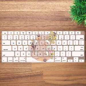 Cartoon Fanart Aesthetic Keyboard Cover for MacBook Pro 13 14 16 inch, MacBook Air 13 15, M4 M3 M2 M1 All Model, Laptop Keyboard Skin