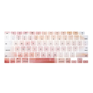 Watercolor Printed Custom Keyboard Cover for MacBook Pro 13 / MacBook Air 13, Printed Cover for Macbook 2016 - 2023 A2681 M2 A2337 A2338 M1