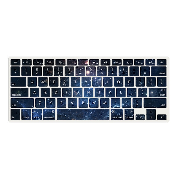 Housse de clavier personnalisée sur le thème de l'espace pour MacBook Pro 13 / MacBook Air 13, Housse anti-poussière pour MacBook 2016-2023 A2681 M2 A2337 A2338 M1