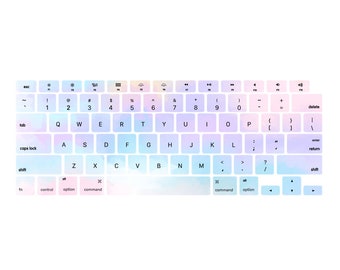 Individuelle Tastatur-Abdeckung für MacBook Pro 13 / MacBook Air 13, Bedruckte Tastatur für Macbook 2016 - 2023 A2681 M2 A2337 A2338 M1