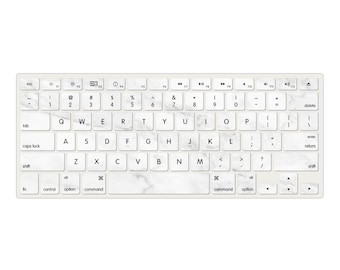 Marble Personalized Keyboard Cover for MacBook Pro 13 / MacBook Air 13, Anti-dust Cover for MacBook 2016 - 2023 A2681 M2 A2337 A2338 M1