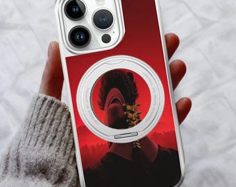 Ancient Greek Warrior 360 Spin Magnetic Stand Leather Phone Case for iPhone 18 Pro Max, iPhone 17 17E 16 15 14, MagSafe Compatible
