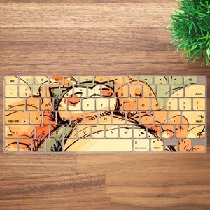 Cartoon PKM Fanatics Fanart-toetsenbordcover voor MacBook Pro 13 14 16 inch, MacBook Air 13 15, A2941 A2681 A2337, laptoptoetsenbord
