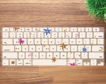 Star Scrapbook Keyboard Cover for MacBook Neo, MacBook Pro 13 14 16 inch, MacBook Air 13 15, Protective Skin