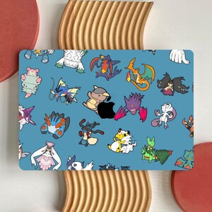 PKM Fanart Aesthetic MacBook Case for MacBook Air 15 13, MacBook Pro 16 14 13 inch, M4 M3 M2, MacBook Protective Case Cover