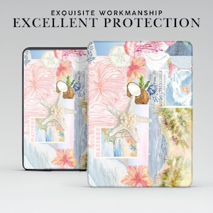 Custodia Kindle con motivo carino ed estetica con impugnatura per Kindle Paperwhite 12/11 da 7"/6,8", Kindle Colorsoft Signature Edition, Kindle 11/10/8 Cover