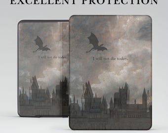 Fan Art Dragon Aesthetic Kindle Case w Hand Grip for 7&quot;/6.8&quot; Kindle Paperwhite 12 11, Kindle Scribe, Kindle Colorsoft, Kindle 11 10 8