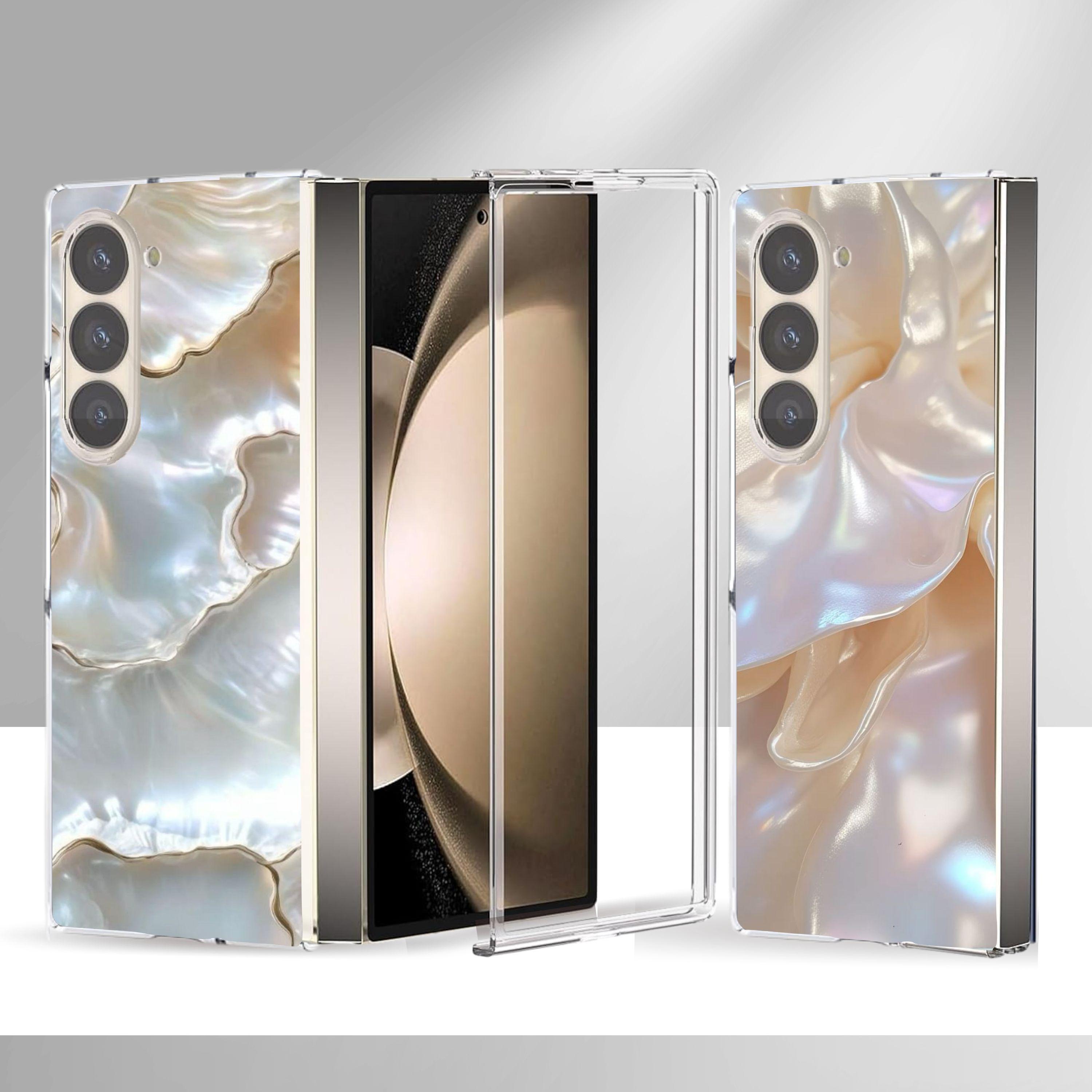Cute Pearl Shell Galaxy Fold Case for Samsung Galaxy Z Fold 7 6 5