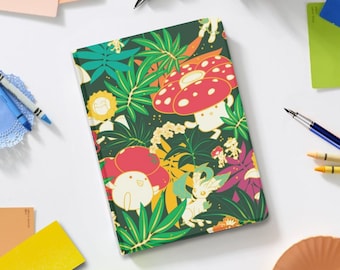 Anime Monster iPad Book Case w Pencil Holder for iPad Pro 13" 12.9" 11", iPad A16, 11 10 Gen, iPad Air 13 11 10.9 inch, iPad Mini