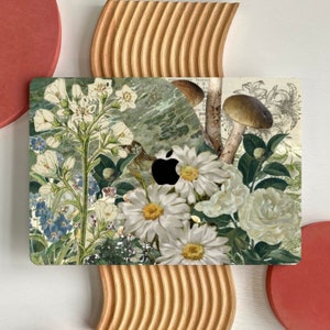 Botanical Illustration Art Aesthetic MacBook Case for MacBook Air 15 13, MacBook Pro 16 14 13 inch, MacBook M4 M3 M2, MacBook Cover