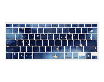 Space Theme Personalisierte Tastatur für MacBook Pro 13 / MacBook Air 13, Staubschutz für MacBook 2016 - 2022 A2681 M2 A2337 A2338 M1