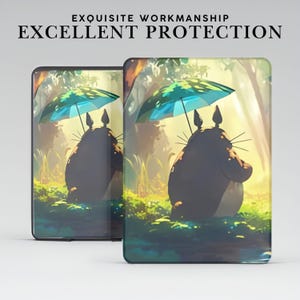 Custodia per Kindle con impugnatura per fandom anime carino con impugnatura per Kindle Paperwhite 12 11 da 7"/6,8", Kindle Colorsoft Signature Edition, Kindle 11 10 8