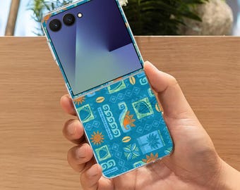 Anime Pattern Fanart Galaxy Flip Phone Case for Samsung Galaxy Z Flip 8 7 7FE, Galaxy Flip 6, ZFlip 5, Shock Absorbent Cover