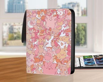 Monster Collage Sammelkartenmappe mit 400/900 Taschen, Kartenaufbewahrung für TKG/MTG/Sport/Spielkartensammlung, Geschenk für Sammler, Kinder