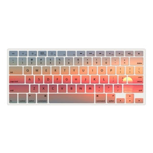 Landscape Personalized Keyboard Cover for MacBook Pro 13 / MacBook Air 13, Anti-dust Cover for MacBook 2016 - 2022 A2681 M2 A2337 A2338 M1