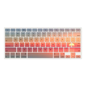Cute Landscape Personalized Keyboard Cover for MacBook Pro 16 14 13 / MacBook Air 15 13 inch, Anti-dust Skin Cover