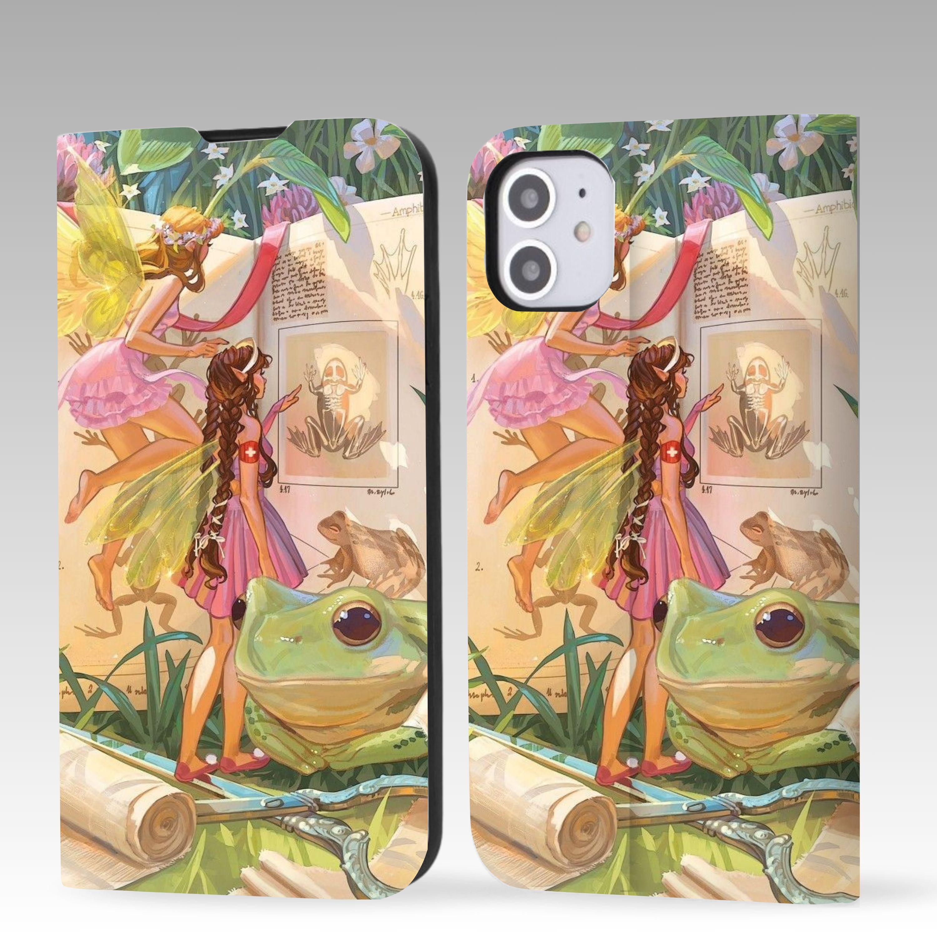 Fairytale Forest Aesthetic Wallet Flip Phone Case for iPhone 16 Pro Max, iPhone 16 15 14 13 12, iPhone Pro Max, iPhone Pro, iPhone Plus