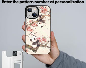 Adorable Panda Aesthetic Wallet Flip iPhone Case for iPhone 17 16