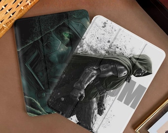 Anime Theme Fanart iPad Case w Pencil Holder, Trifold Stand Cover for iPad Pro 13" 12.9" 11", iPad 11 10, iPad Air, iPad Mini A17 Pro