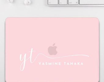 Personalized Name Signature Frosted Case Cover for MacBook Pro 13 14 16, MacBook Air 13 15 inch, with Keyboard Webcam Trackpad Cover