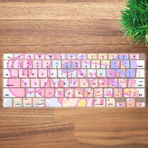 Kirby Fanart Aesthetic Keyboard Cover for MacBook Pro 13 14 16 inch, MacBook Air 13 15, M4 M3 M2 M1 All Model, Laptop Keyboard Skin