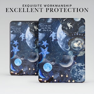 Custodia per Kindle Spaceman Astronaut con impugnatura per Kindle Paperwhite 12 11 da 7"/6,8", Kindle Colorsoft Signature Edition, Kindle 11 10 8