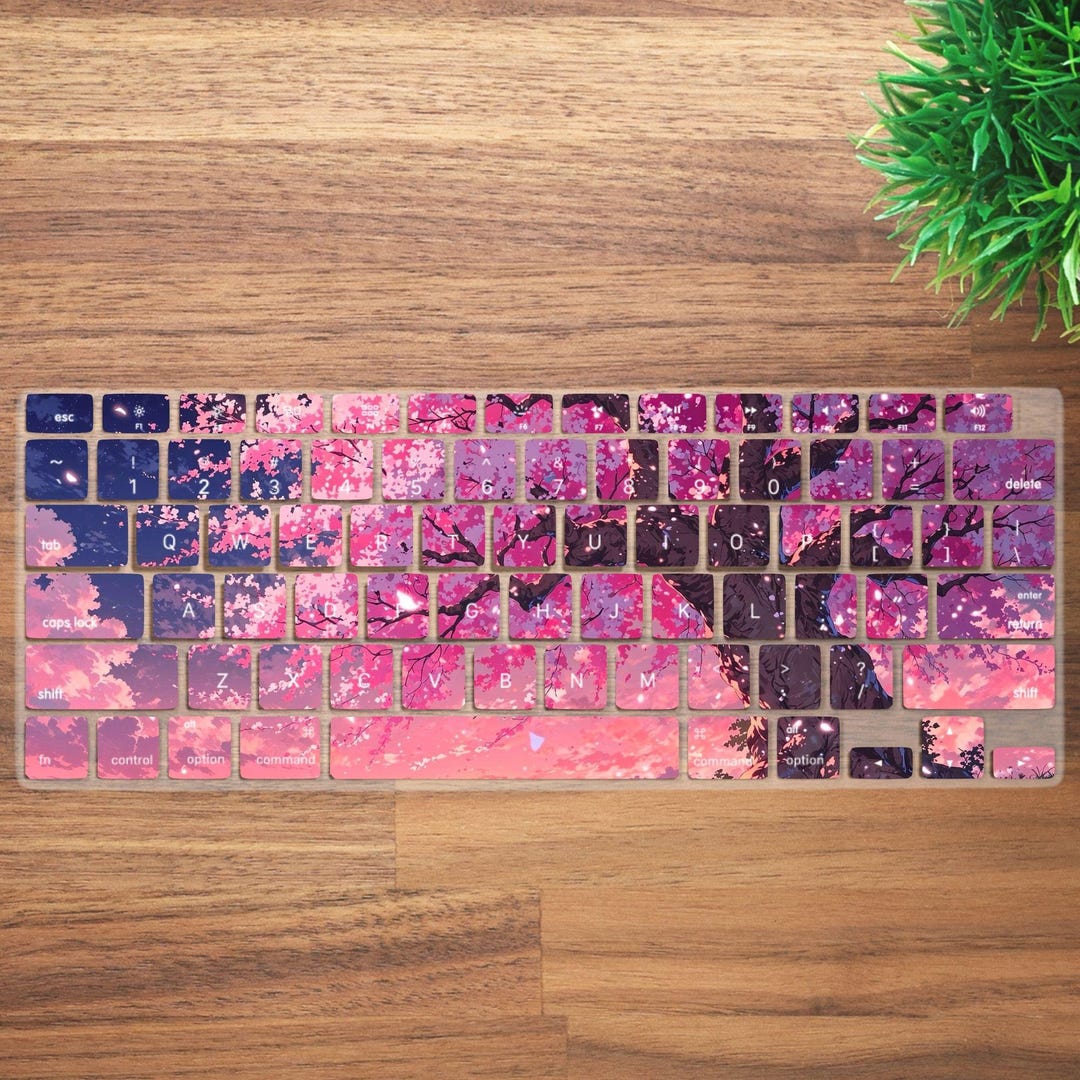 Personalized Japanese Scene Aesthetic Keyboard Cover for MacBook Pro 13 ...