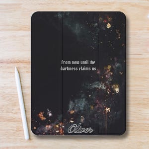 Personalized TOG Fanart Aesthetic iPad Case w Pen Slot, Slim Trifold Stand iPad Flip Case for iPad Pro 13 12.9 11, iPad Air 13",  iPad Mini