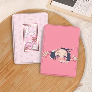 Anime Inspired Fanart Kindle Case with Hand Grip for Kindle 11 10, Kindle Paperwhite, Colorsoft, Scribe, Oasis, Kindle 6" 6.8" 7 inch