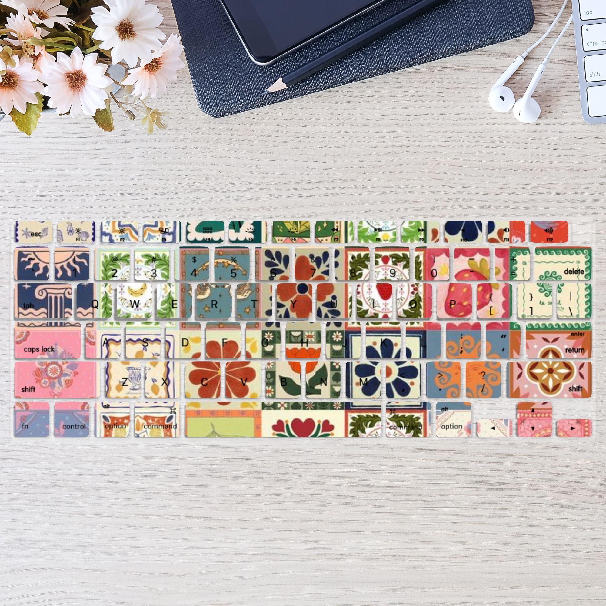 Funky Tile Aesthetic Keyboard Cover for MacBook Pro 13 14 16 Inch ...