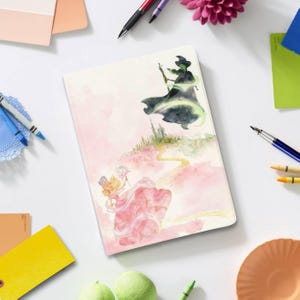 Wicked Fanart iPad Book Stand-skal för iPad Pro 13 12 11, iPad Air 13", iPad Air 5 4, iPad 10 9, Skyddande fodral med pennfack