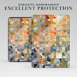 Custodia per Kindle Mosaic Blend con impugnatura per Kindle Paperwhite 12/11 da 7"/6,8", Kindle Colorsoft, Kindle Oasis, Kindle 11 2024/2022, 10/8 Cover