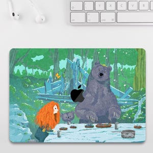 Brave Girl Aesthetic MacBook Case for MacBook Air 15 13, MacBook Pro 16 14 13 inch, M4 M3 M2, MacBook Protective Case Cover