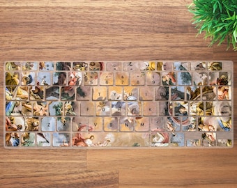 Baroque Fresco Art Keyboard Cover for MacBook Air 13" 15", MacBook Neo, MacBook Pro 13" 14" 16" inch, Protective Skin