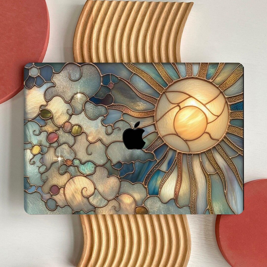 Ocean Waves Stained Glass MacBook Case for MacBook Air 15 13, MacBook ...
